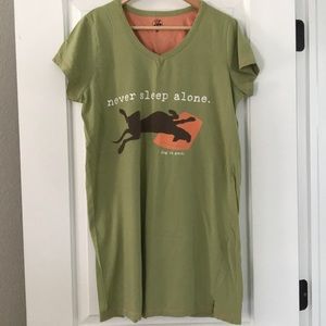 Dog is good 100% cotton nightgown